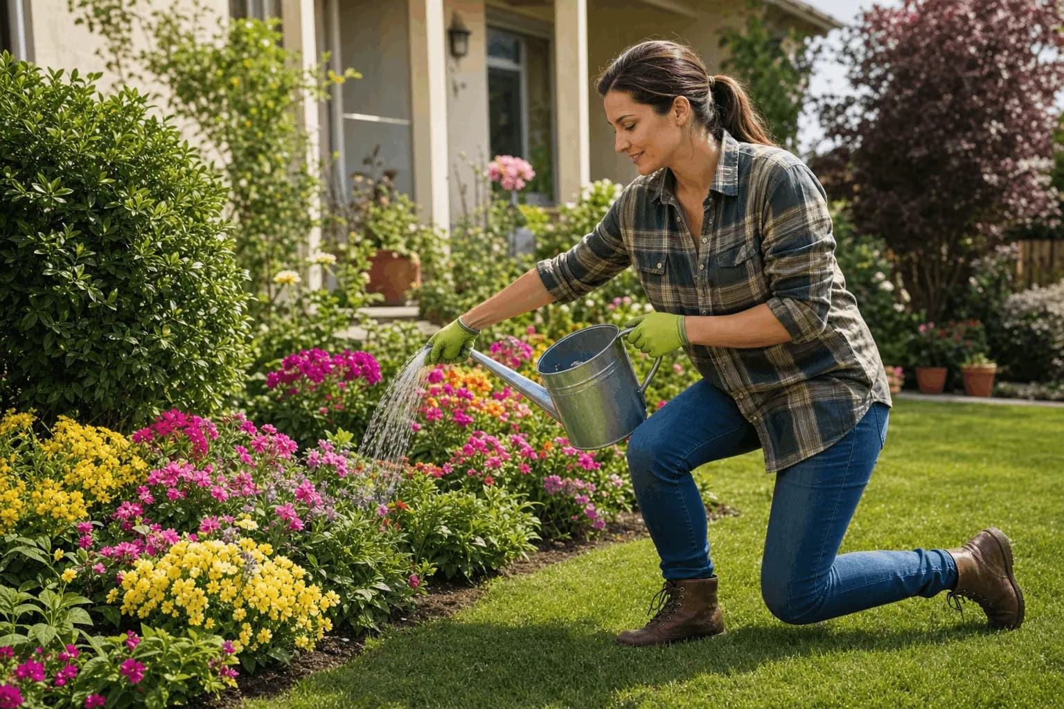 Flower beds